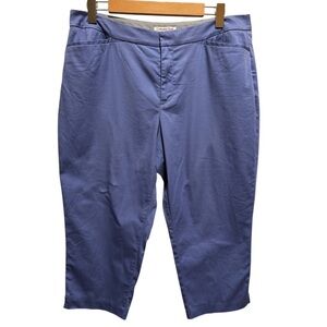 Coldwater Creek Natural Fit Light Blue Capri Women’s Pants Sz 14